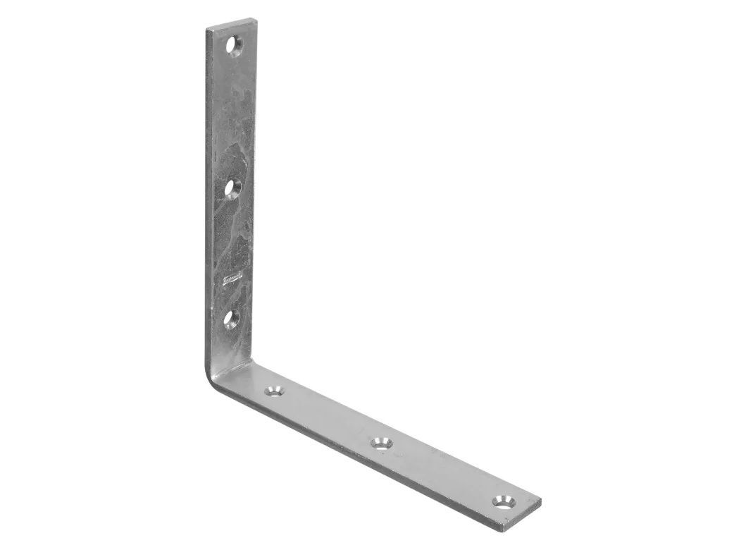 National Hardware Zinc Plated Corner Brace, 8-In x 1-1/4-In