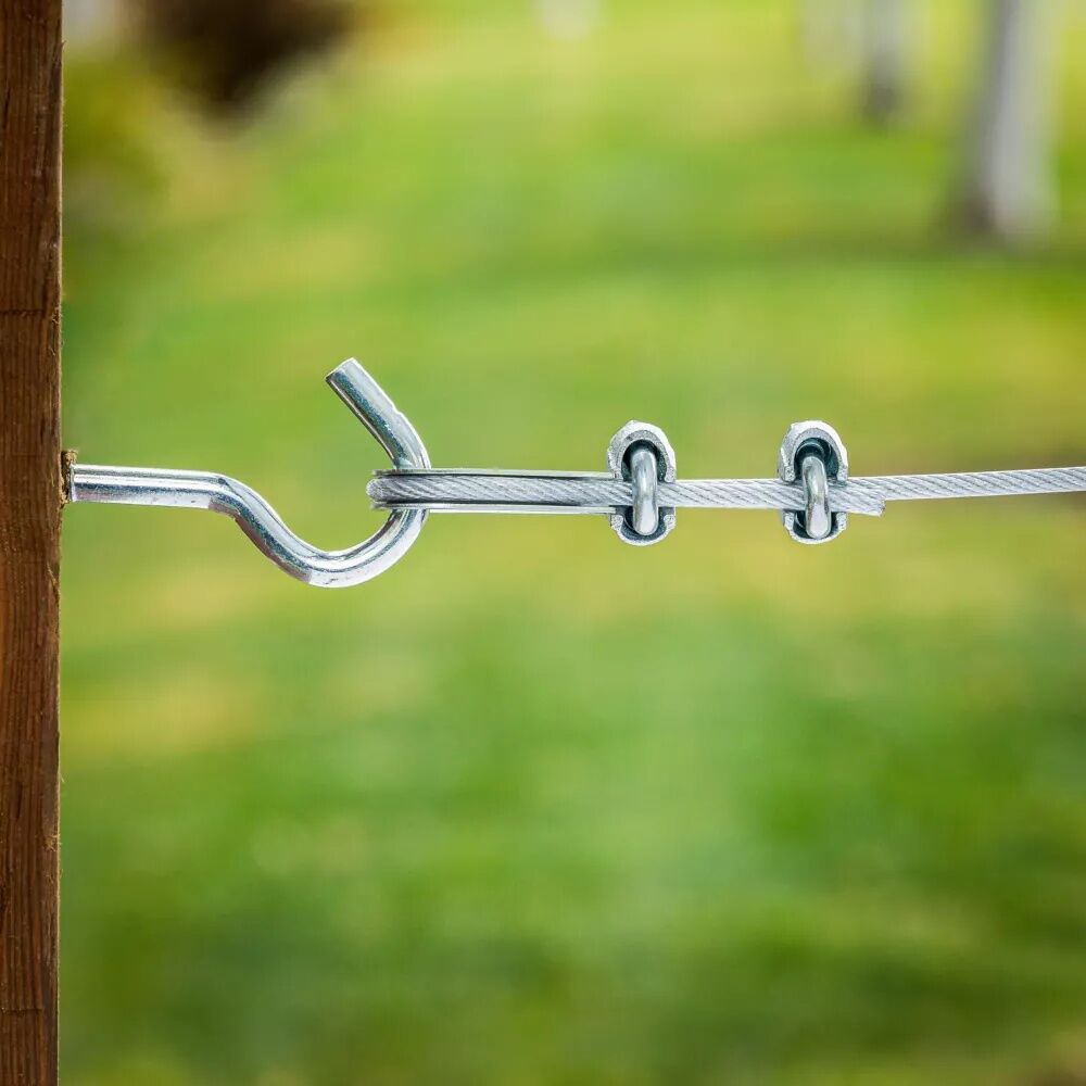 National Hardware Zinc Plated Screw Hook, 5/16-In X 4 1/2-In