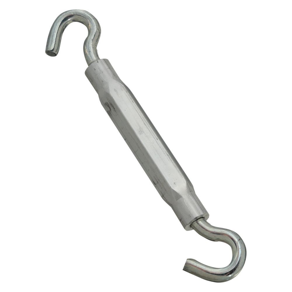 National Hardware Zinc Plated Hook/Hook Turnbuckle, 5/16-In x 9-In