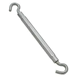 National Hardware Zinc Plated Hook/Hook Turnbuckle, 3/8-In x 16-In