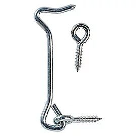 National Hardware Zinc Plated Hook & Eye,
4-In