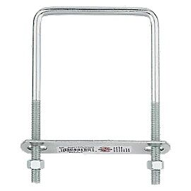 National Hardware Zinc Plated Square U-Bolt, #666 3/8 X 3 5/8 X 6-In