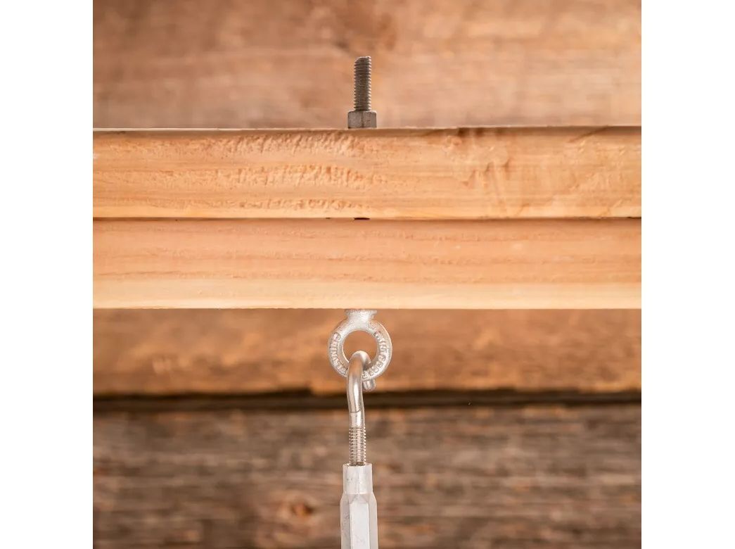 National Hardware Forged Galvanized Eye Bolt, 1/2-In x 10-In