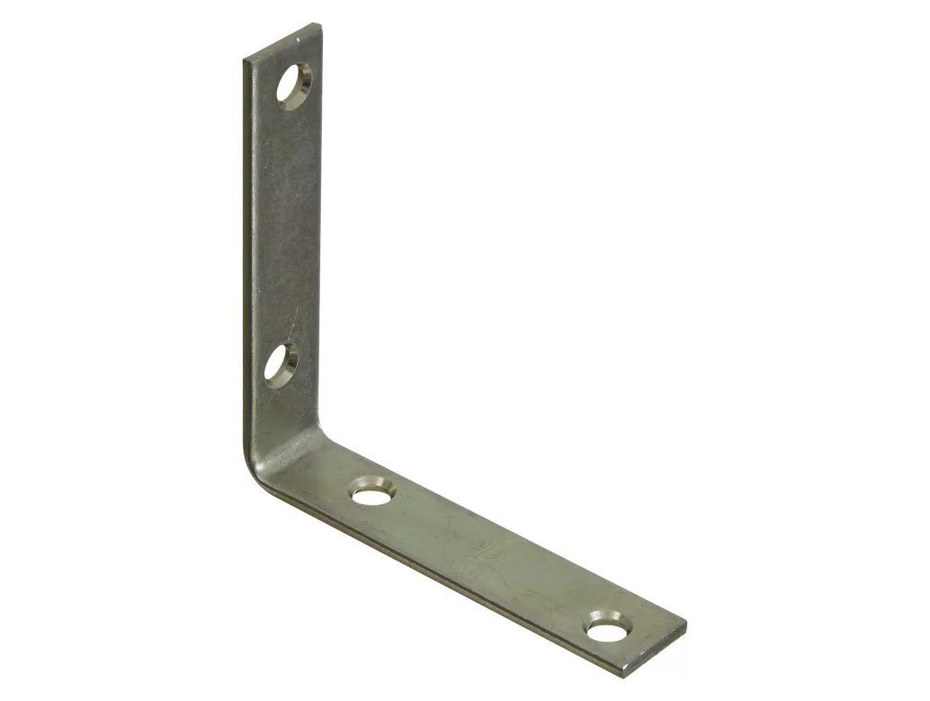 National Hardware Zinc Plated Corner Brace, 3-1/2-In x 3/4-In