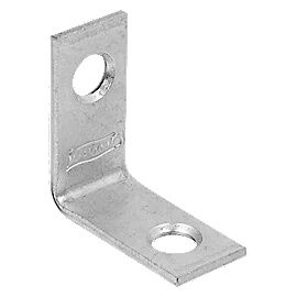 National Hardware Zinc Plated Corner Brace, 1-In X 1/2-In