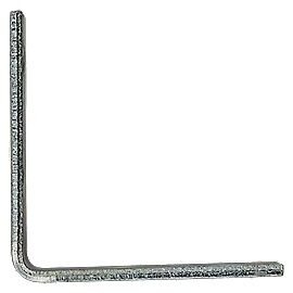 National Hardware Zinc Plated Corner Brace, 1 1/2 X 5/8-In
