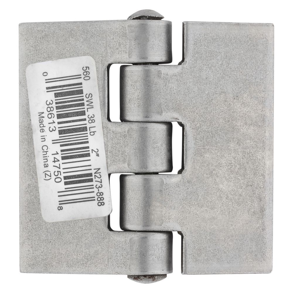 National Hardware Plain Steel Door Hinge, 2-In