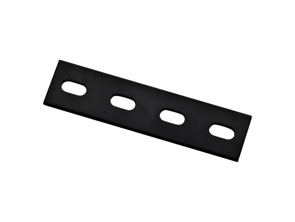 National Hardware Black Mending Plate, 6-In