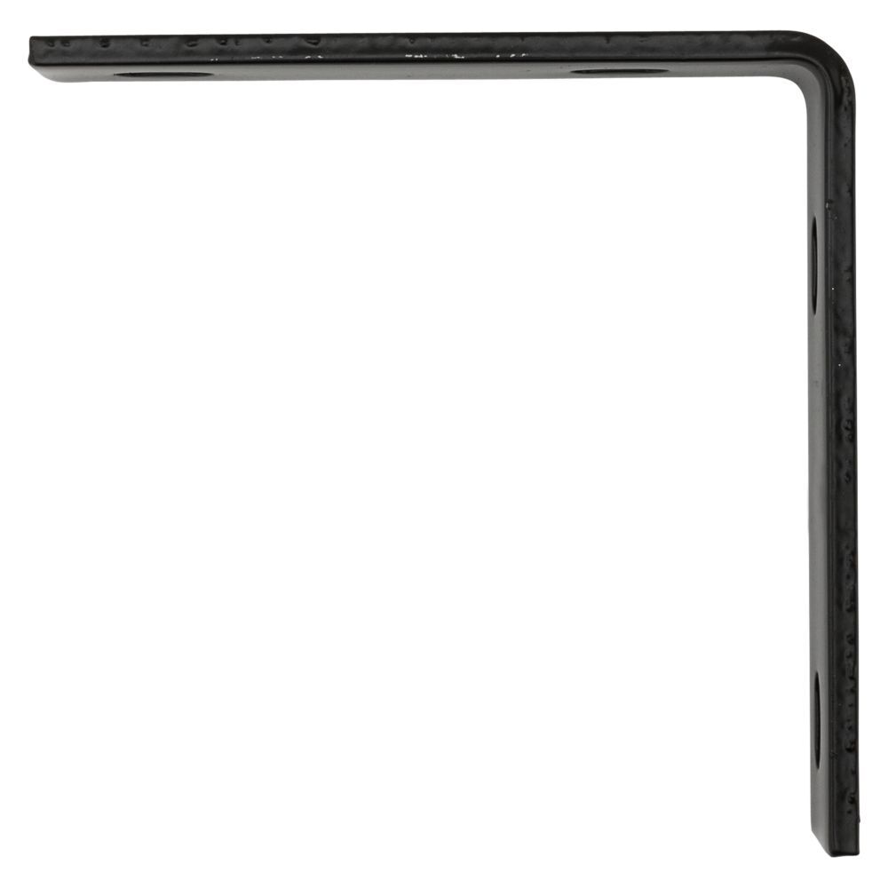 National Hardware Black Corner Brace, 6 1/4-In x 1/4-In
