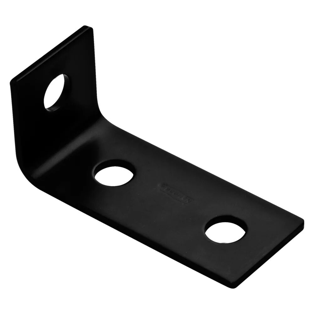 National Hardware Black Corner Brace, 3 1/2-In X 1/8-In