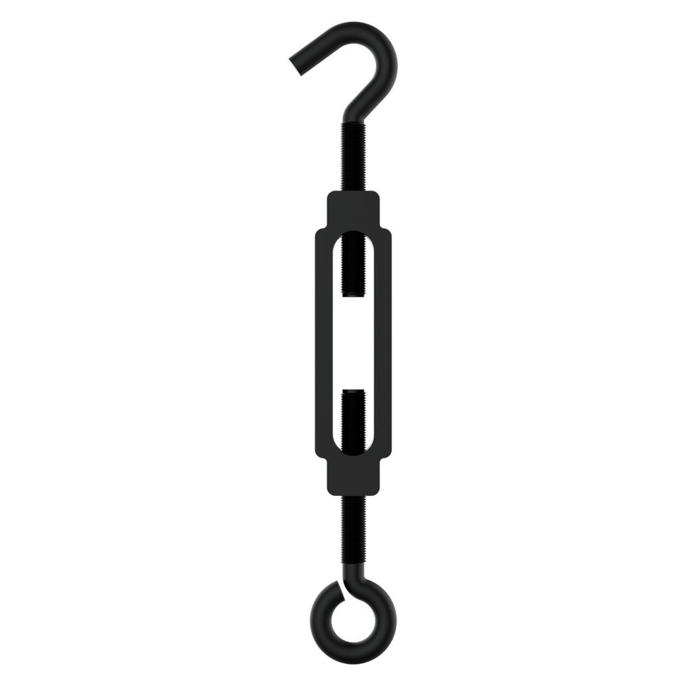 National Hardware Storm Shine Turnbuckle Hook And Eye, 1/4-In x 7 1/2-In