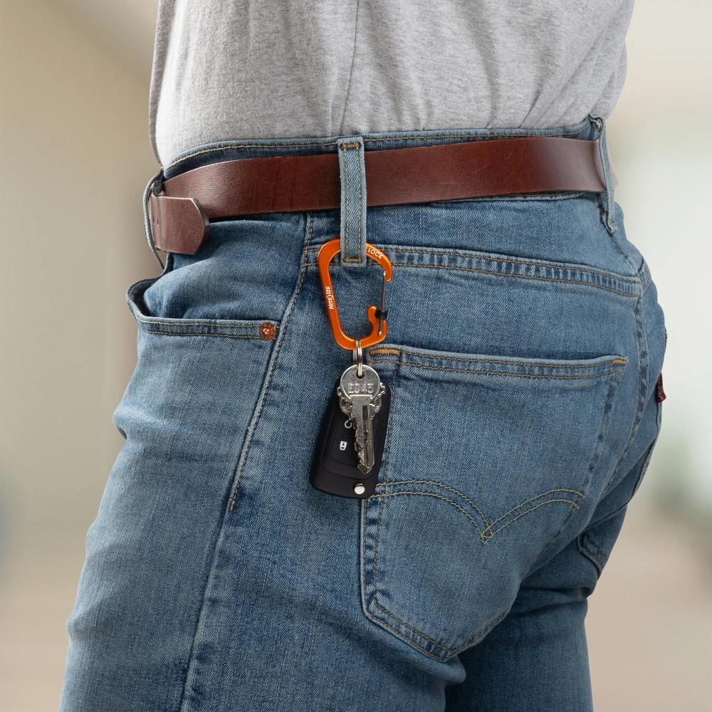 Nite Ize SlideLock Red Aluminum Carabiner, #3