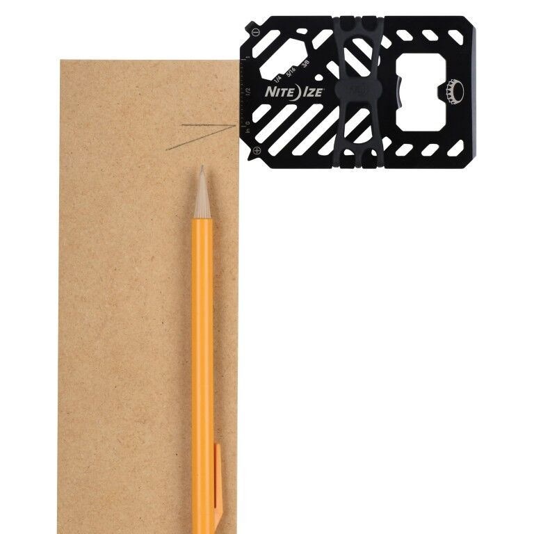 Nite Ize Black Financial 7-In-1 Tool Multi Tool Wallet