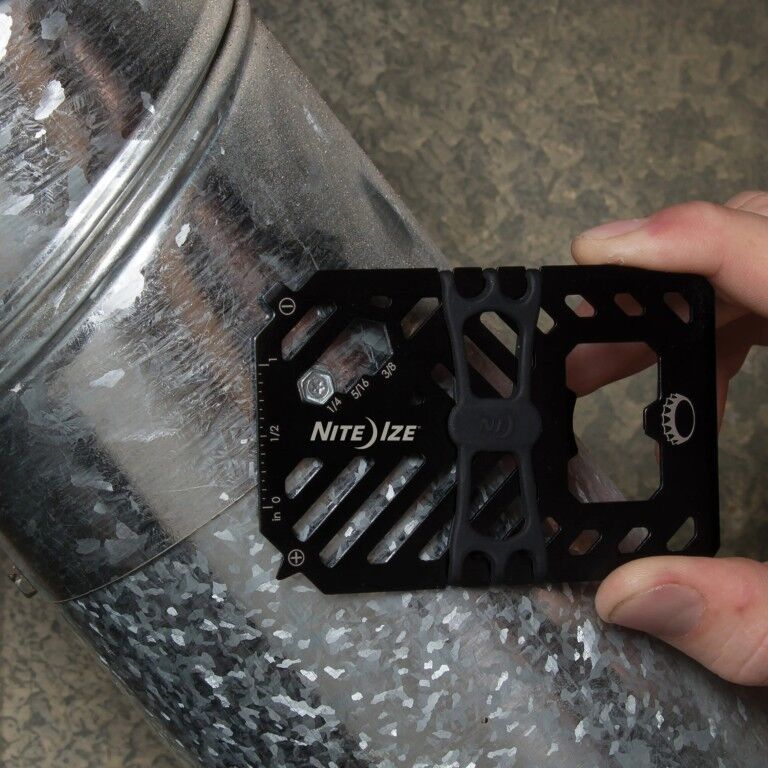 Nite Ize Black Financial 7-In-1 Tool Multi Tool Wallet