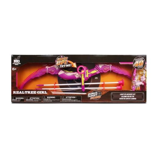 NKOK Realtree Light Up Archery Set Assorted Pink/Green