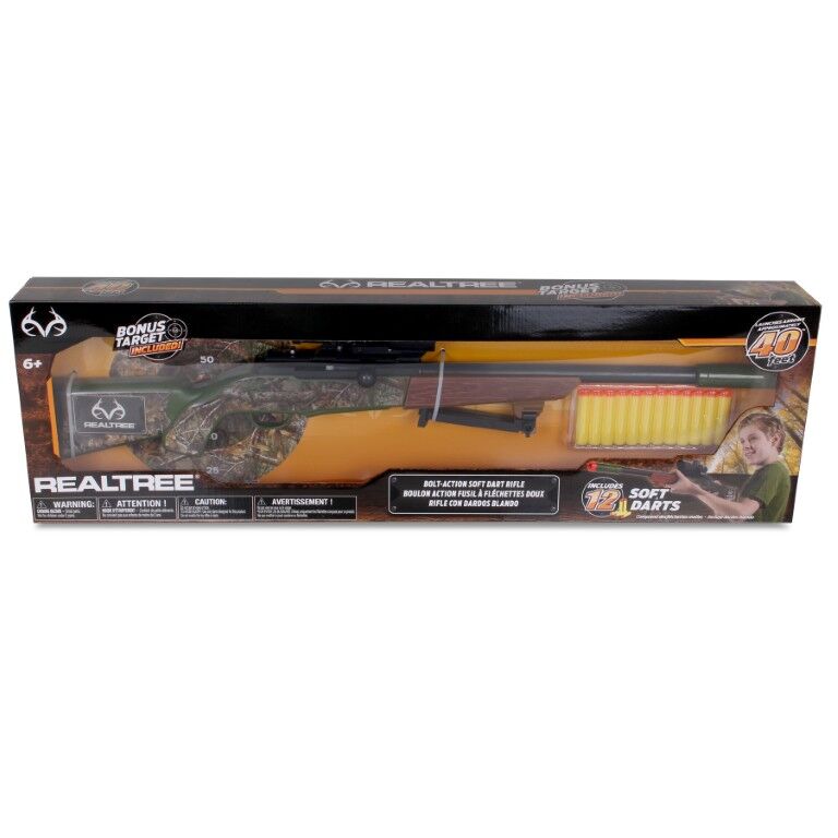 NKOK Realtree Toy Hunting Rifle With Soft Darts