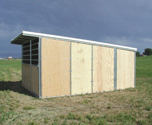 Noble Panels & Gates Metal Shelter Roof Kit RMK12, 12-Ft x 12-Ft