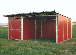 Noble Panels & Gates Shelter Roof Trim Package TRIM12, 12-Ft x 12-Ft