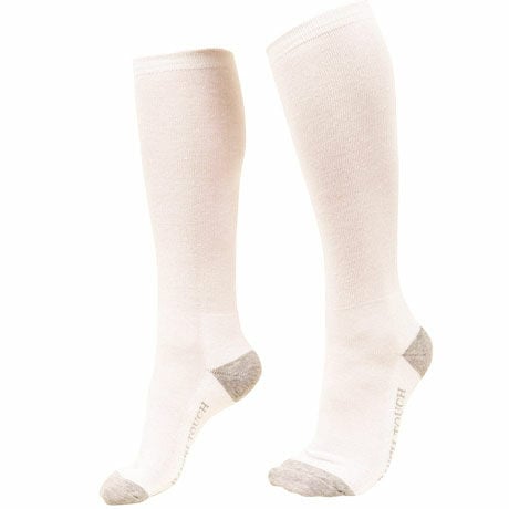 Ranch Tough Over The Calf Socks in White