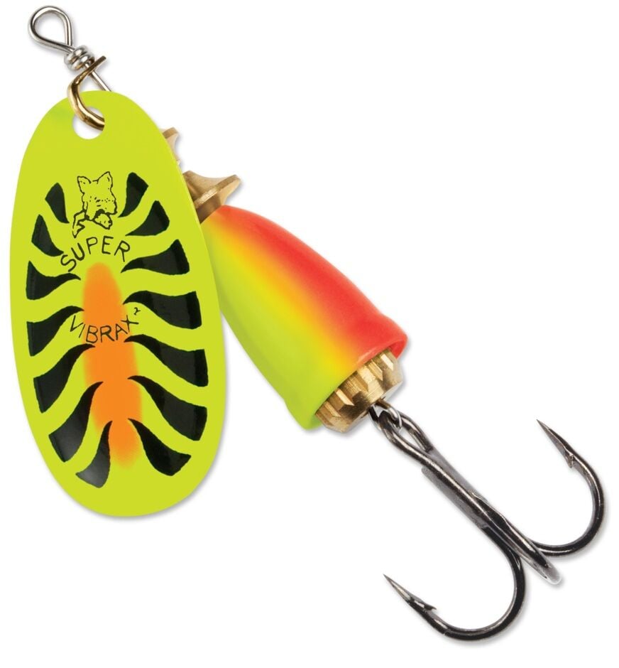 Blue Fox Classic Vibrax Firetiger/Firetiger Spinner, #4, 3/8-Oz