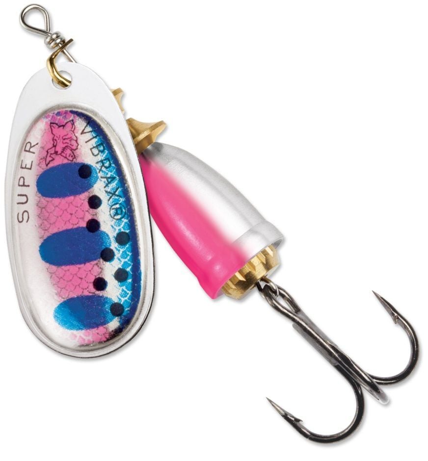 Blue Fox Classic Vibrax Rainbow Trout Spinner, #5, 7/16-Oz
