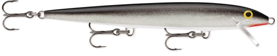 Rapala Original Floating Silver Lure, 4 3/8-In, 3/16-Oz