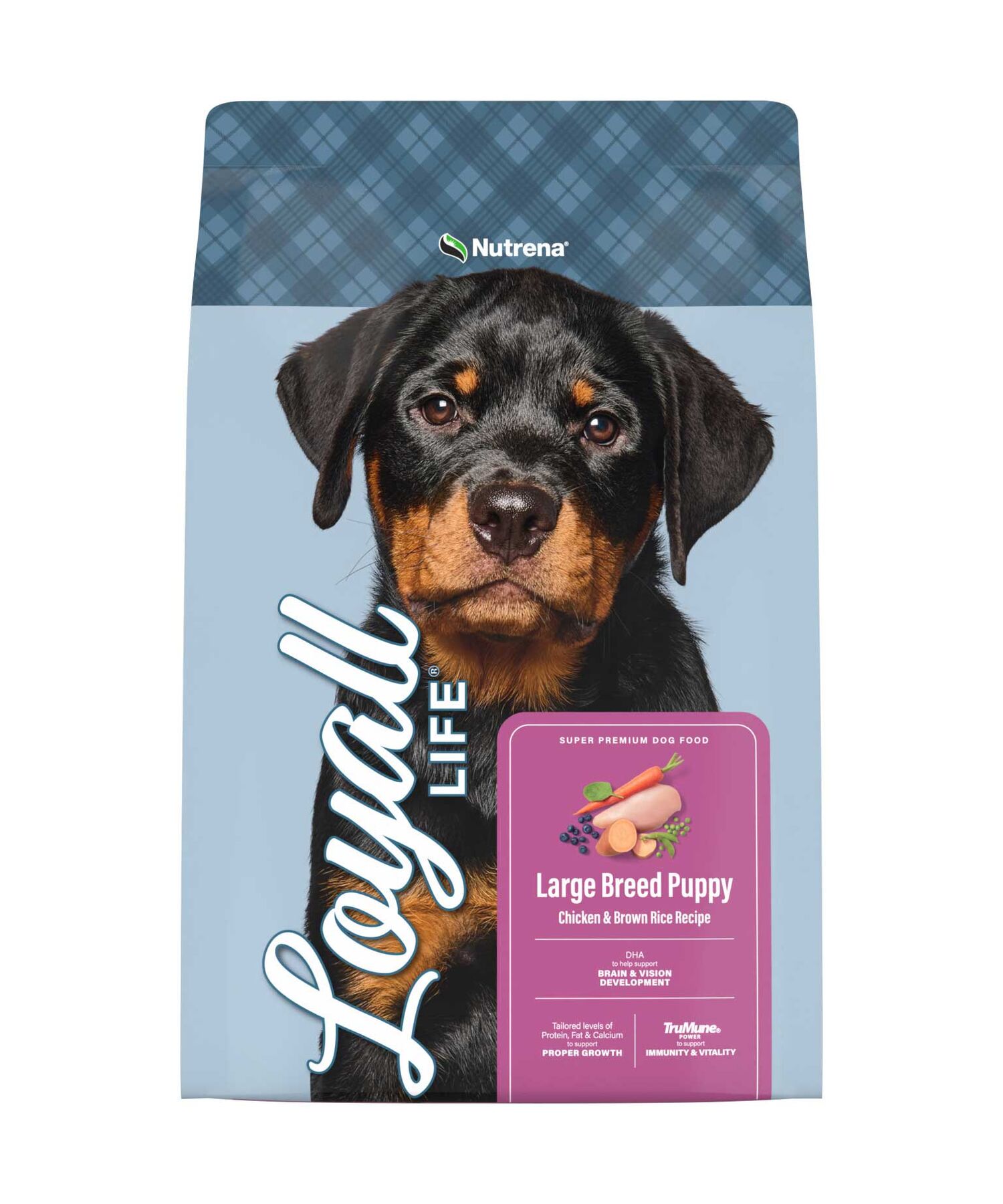 Nutrena Loyall Life Puppy Large Breed Chicken & Brown Rice Puppy Food, 40-Lb
