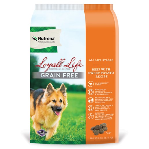 Loyall Life Grain Free Beef & Sweet Potato All Life Stages Dog Food, 6-Lb Bag