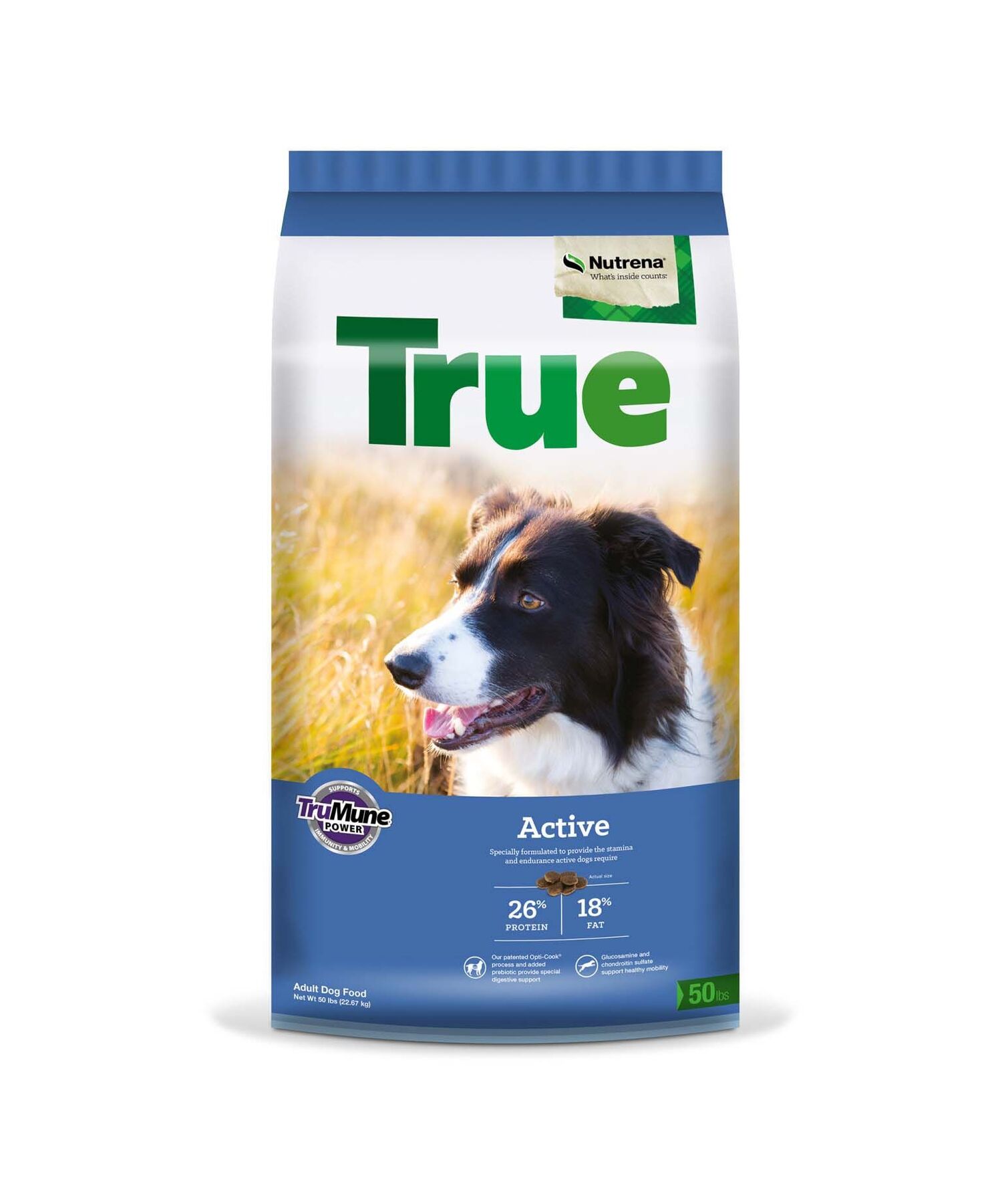 Nutrena True Active 26/18 Dog Food, 50-Lb