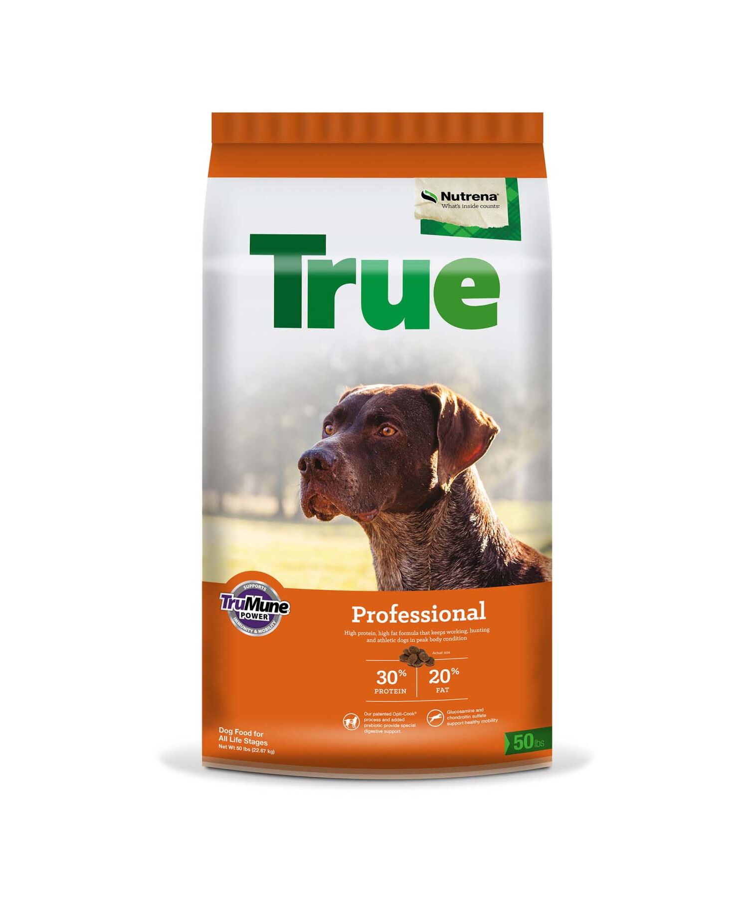 Nutrena True Professional 30/20 Dog Food, 50-Lb