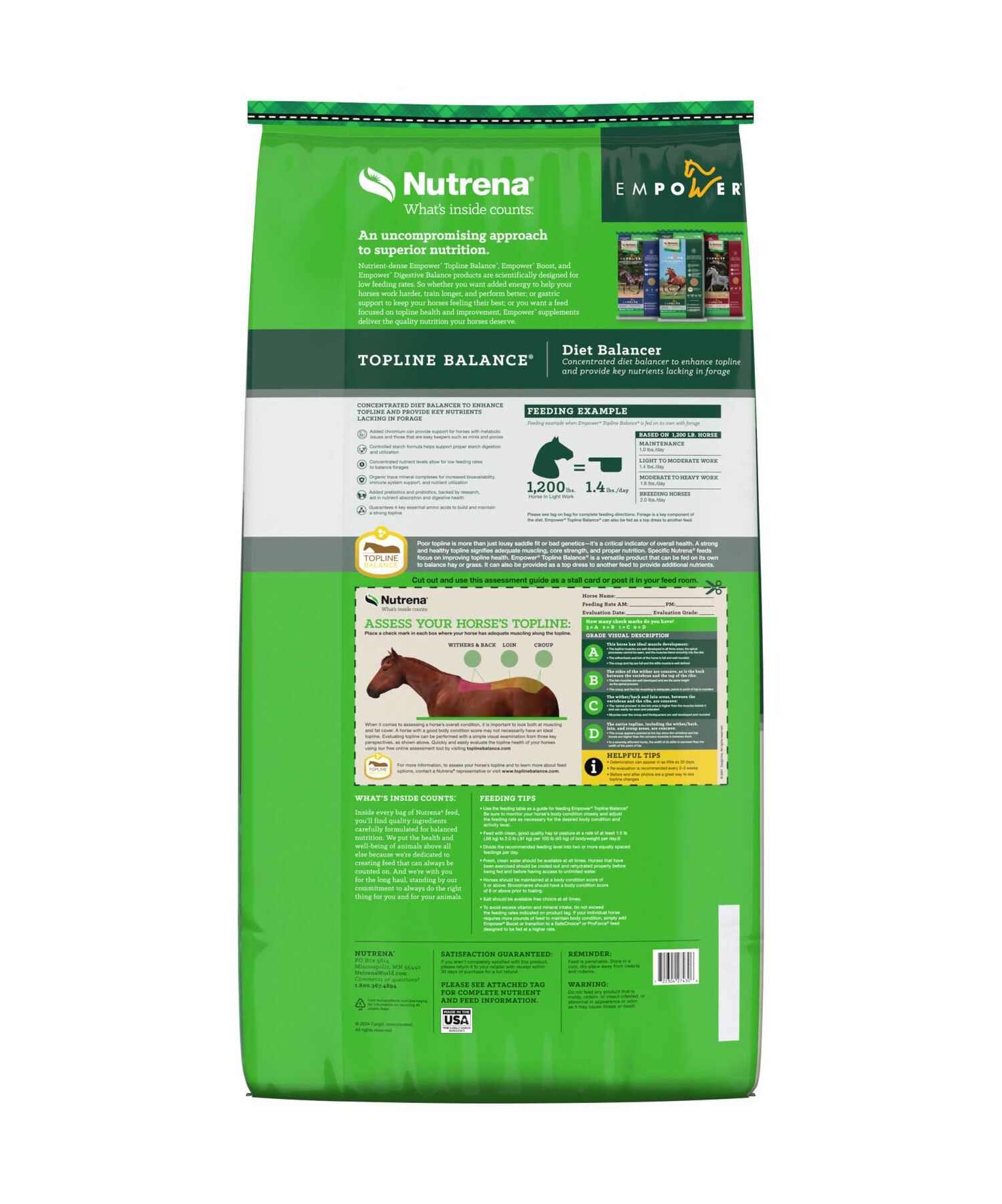 Nutrena Empower Topline Balance, 40-Lb