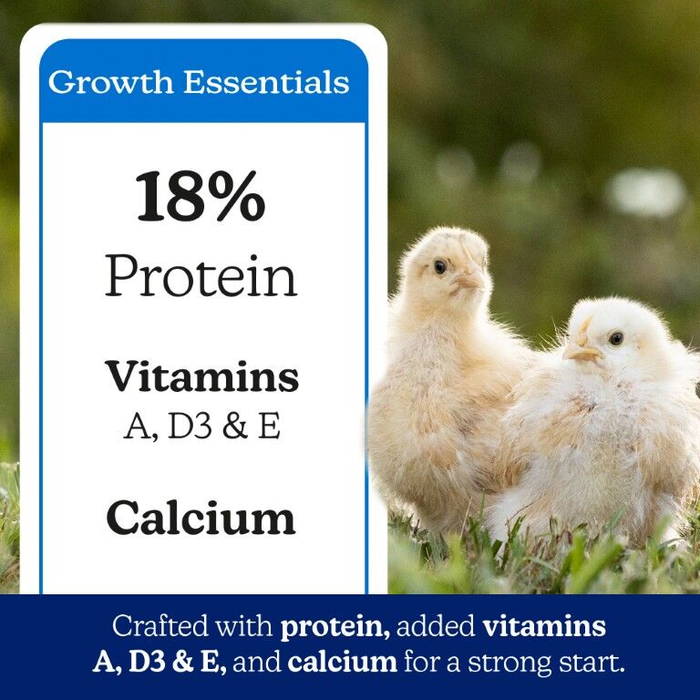 Nutrena NatureWise Chick Starter Grower 18% Protein Crumble Medicated, 7-Lb