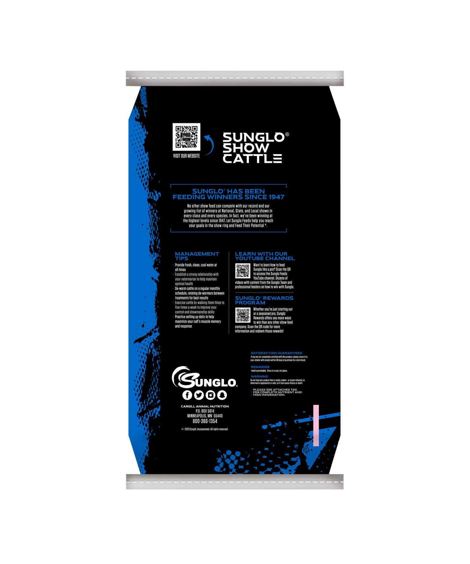 Sunglo Show Cattle 12T, 50-Lb