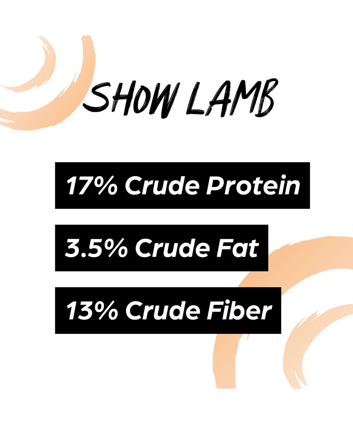 Sunglo Show Lamb, 50-Lb