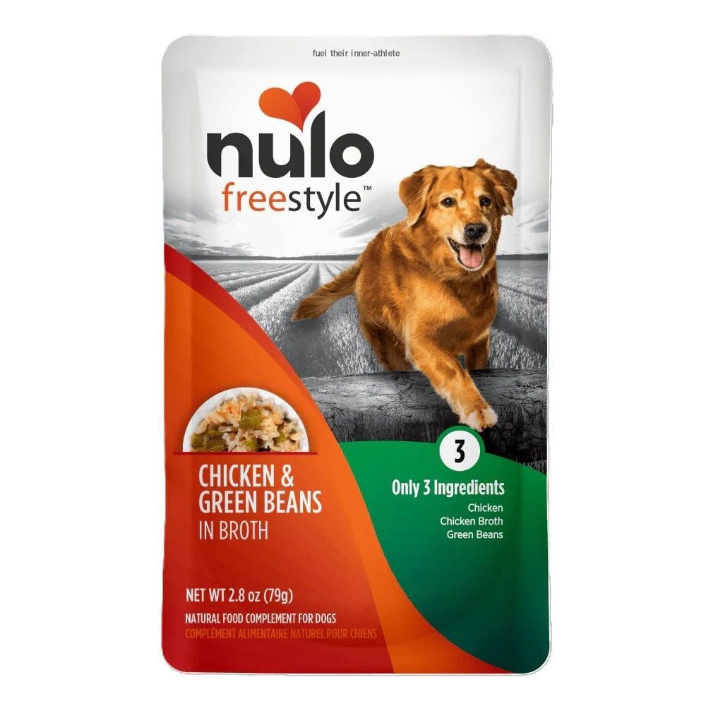 Nulo FreeStyle Chicken & Green Beans In Broth Recipe Dog Food, 2.8-Oz