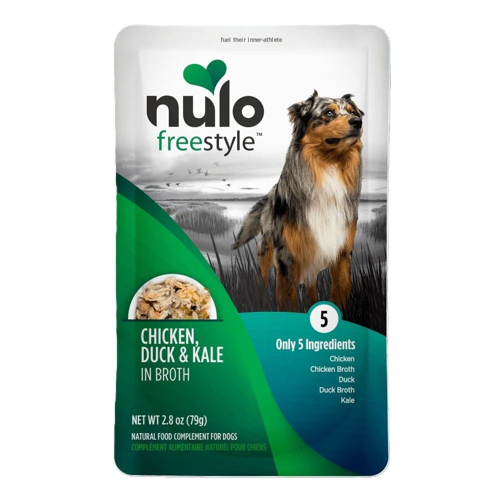 Nulo FreeStyle Chicken, Duck & Kale In Broth Recipe Dog Food, 2.8-Oz