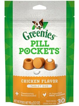Pill Pockets™, Chicken Flavor Tablet for Dogs, 30-Ct
