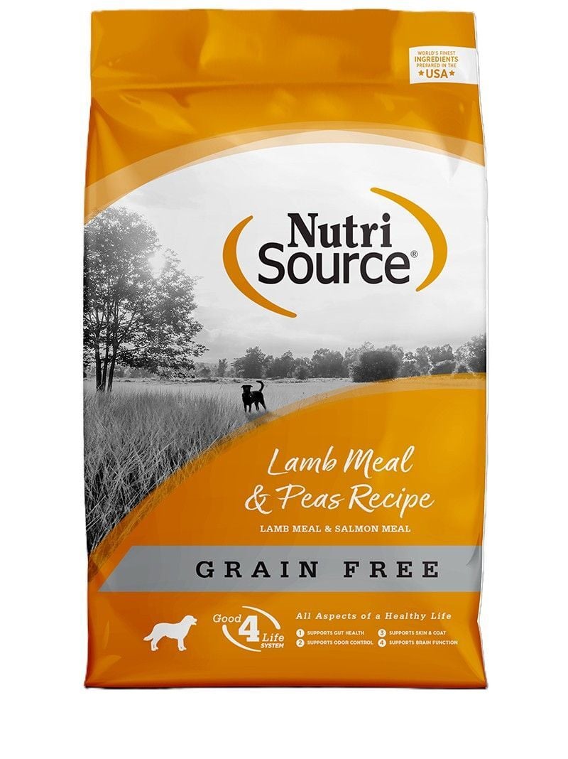 NutriSource Grain Free Lamb Meal & Peas Recipe Dog Food, 26-Lb
