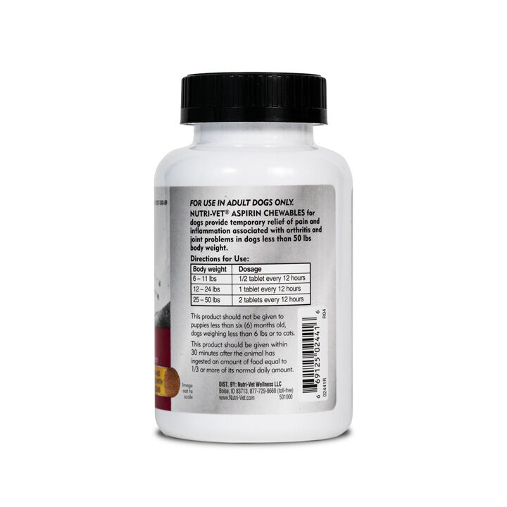 Aspirin Chewable Tablets For Small Dogs