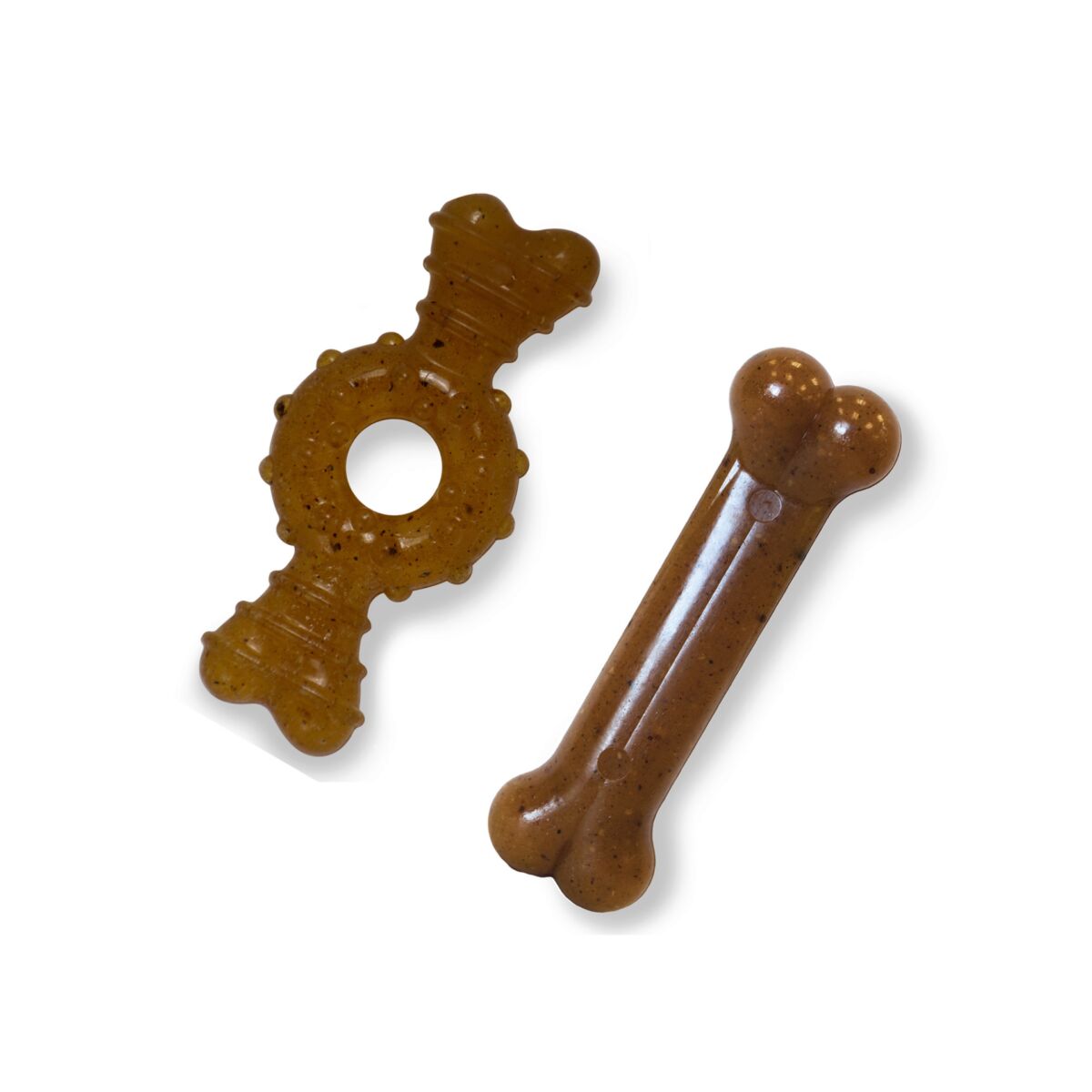 Nylabone Just For Puppies Flavor Medley Flexible Puppy Toys, 2-Pk, Extra Small