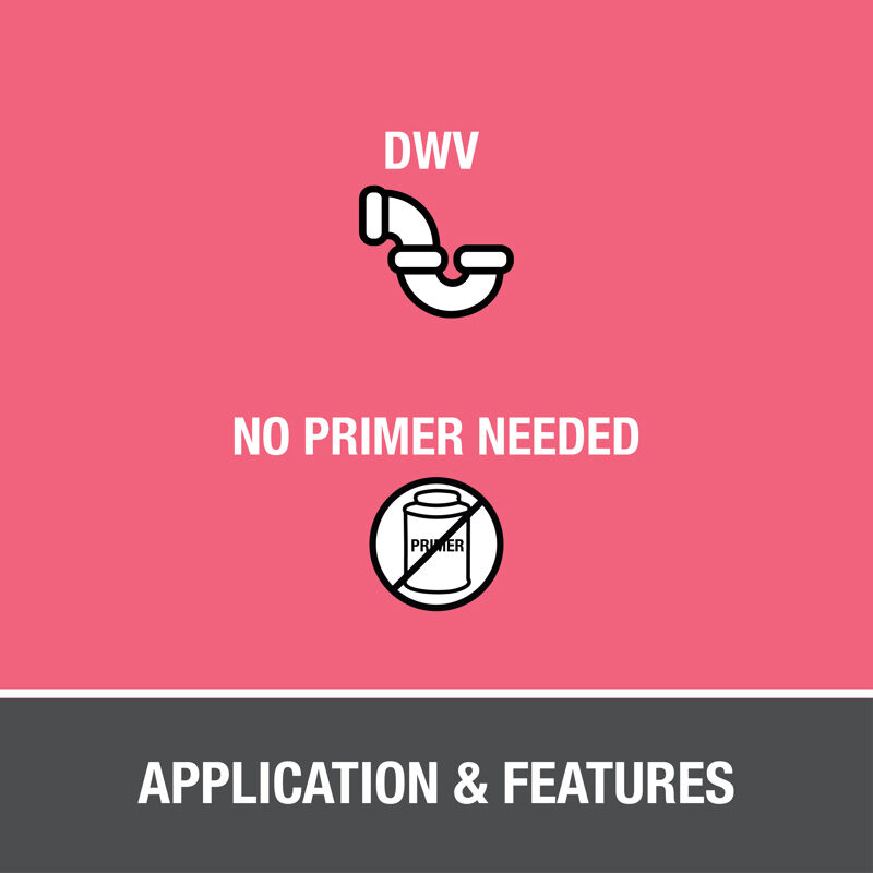 Oatey Extra Special Medium Black ABS Cement, 8-Oz