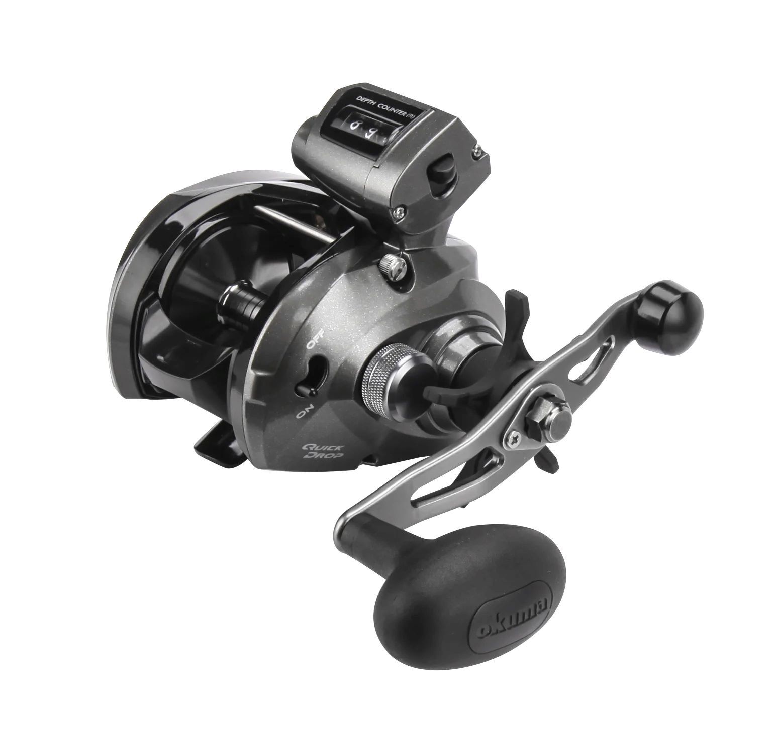 Okuma Convector Low-profile Line Counter 354 Baitcaster Reel, Left Handed