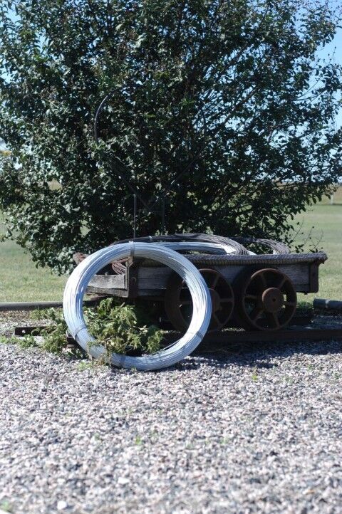 OK Brand Galvanized Catchweight Smooth Wire Coil, 12 Gauge x 3,400-Ft