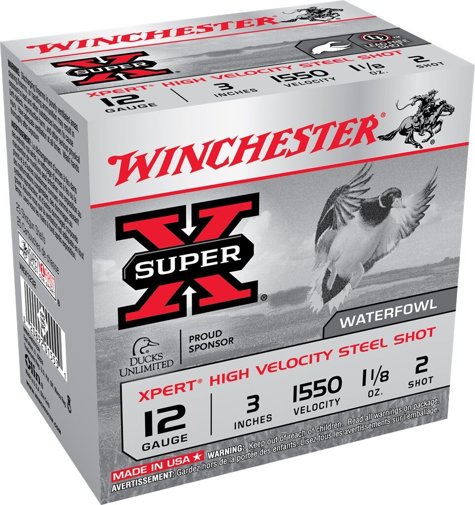 12 Gauge 3" Super-X 2 Shot Waterfowl Shells