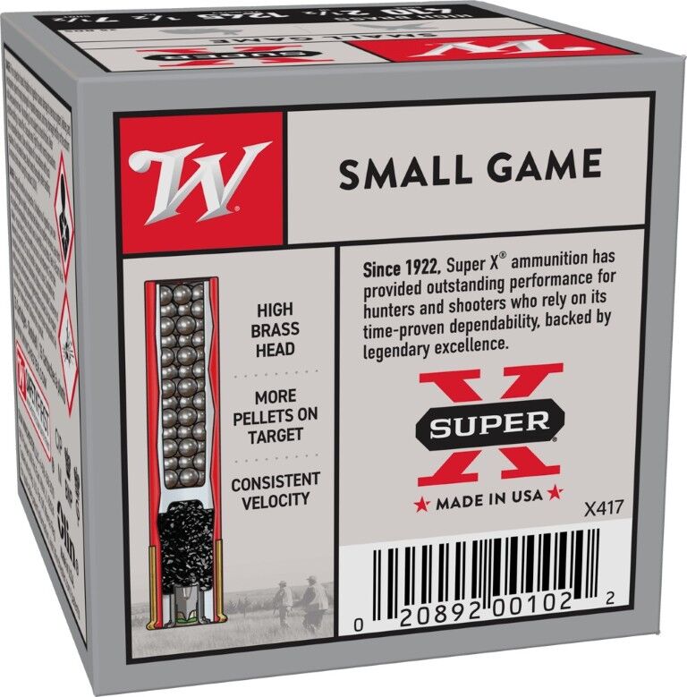 Winchester Super-X .410 Bore 2 1/2" #7.5, 1/2-Oz, 25-Rd