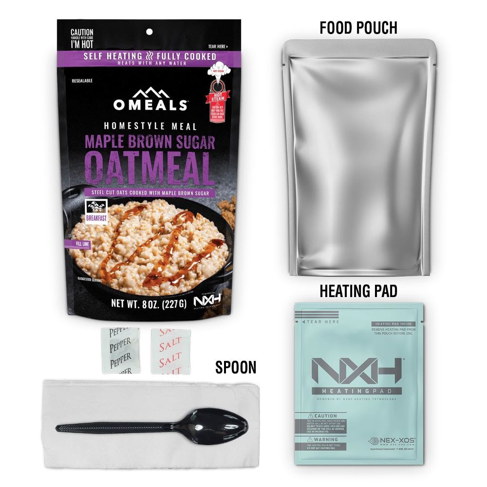 Omeals Maple Brown Sugar Oatmeal Freeze Dried Meal