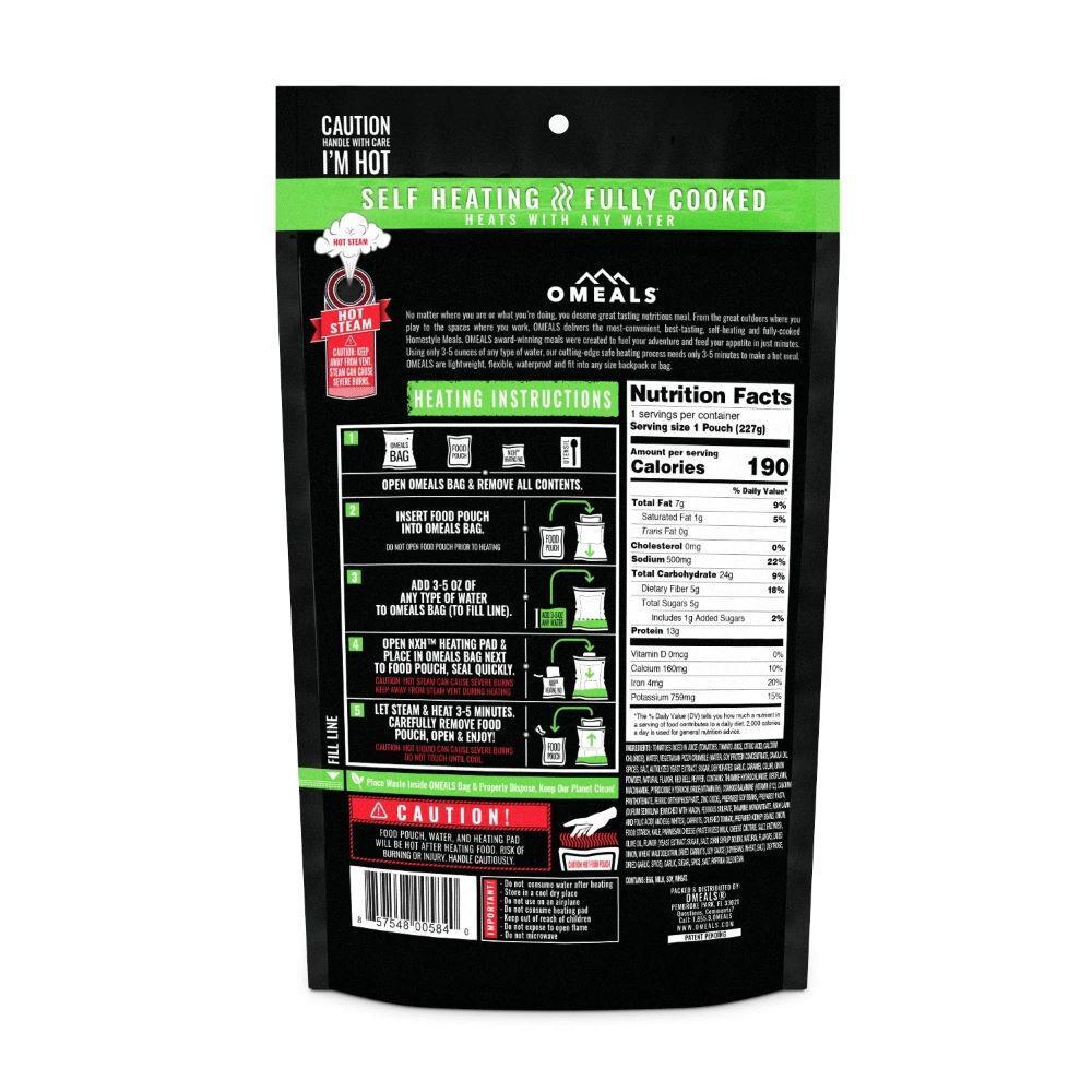 Omeals Pasta Fagioli Freeze Dried Meal