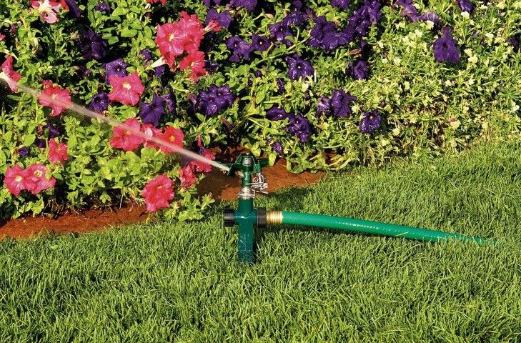 Orbit Zinc 0°-360° Pattern Impact Sprinkler On Metal Step Spike, 42-Ft, 2-Pk