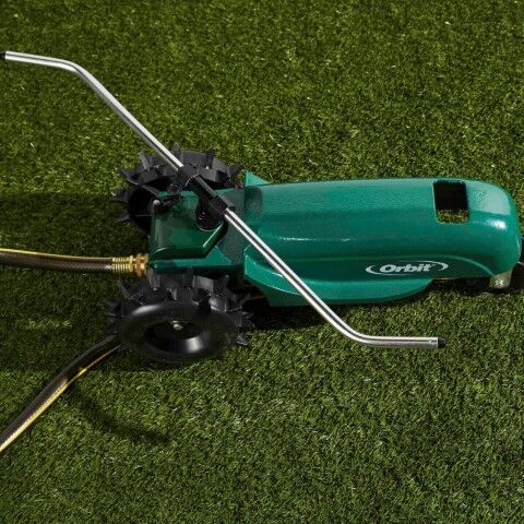 Orbit Traveling Tractor 360° Pattern Sprinkler, 27.5-Ft