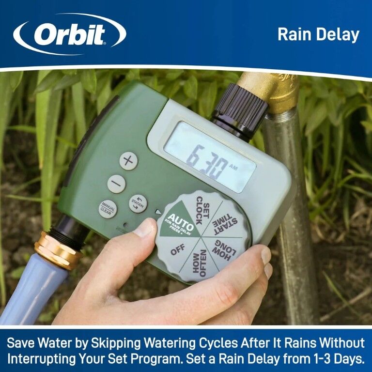 Orbit Digital 2 Outlet Hose Faucet Timer